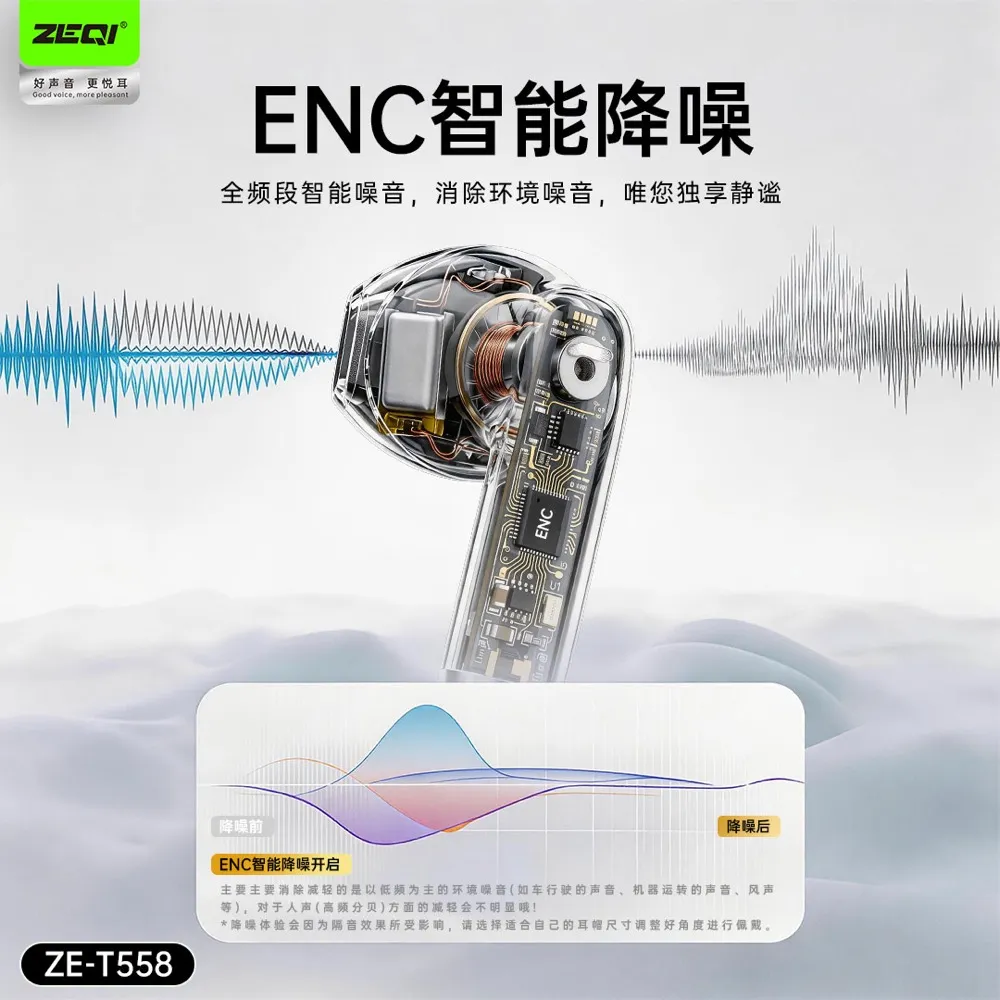 ZE-T558 半入耳&头戴式性能优势