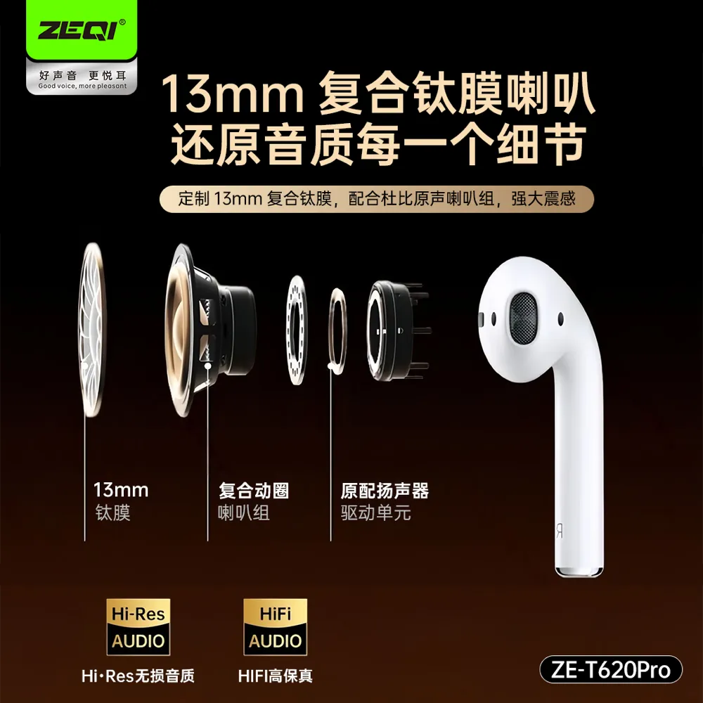 ZE-T620pro 音频设备 性能优势