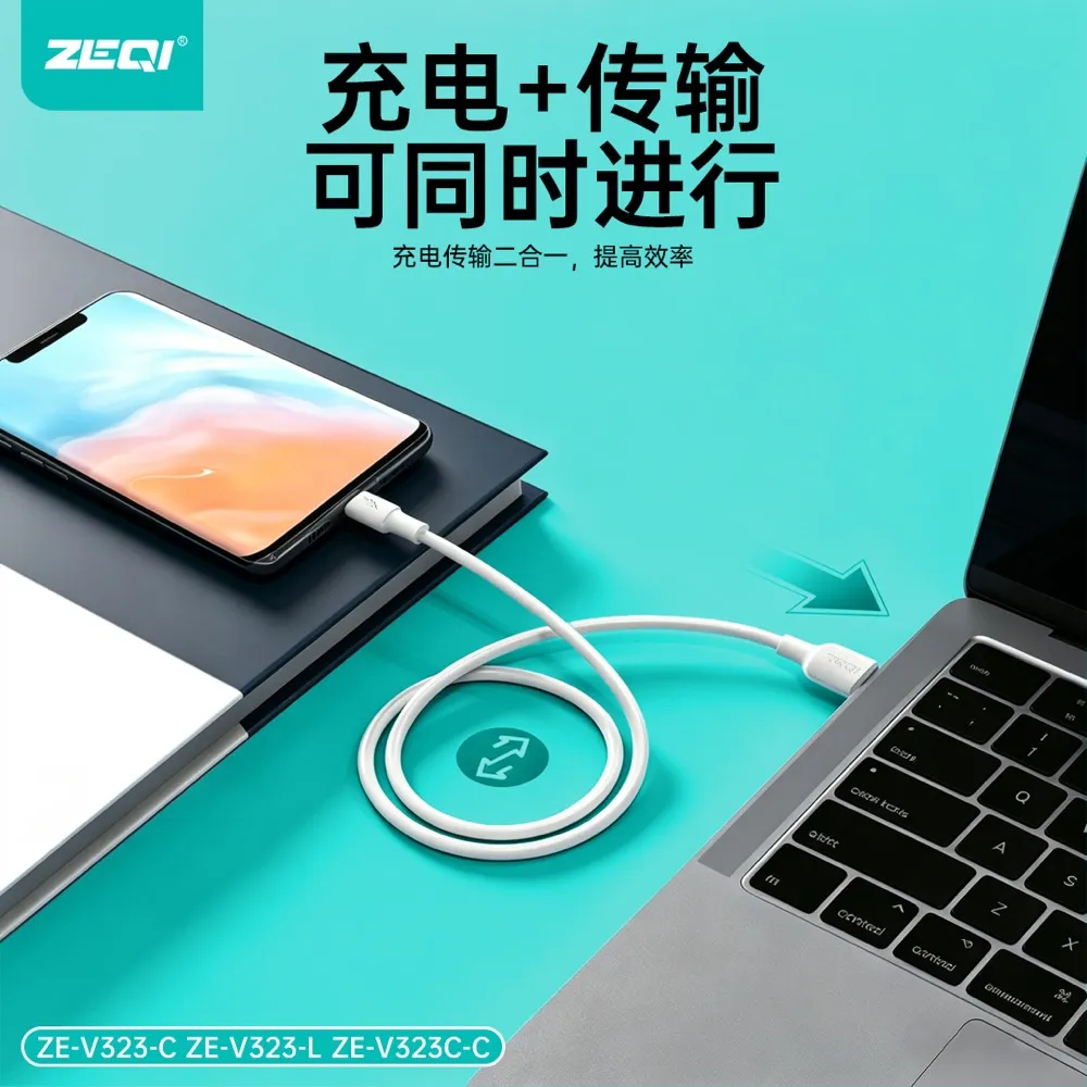 ZE-V323C-C 充电线材 兼容适配